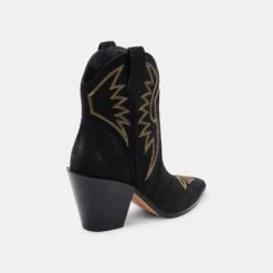 GINNI BOOTIES BLACK NUBUCK -Fashion Shoe Store DOLCEVITA BOOTS GINNI BLACKNUBUCK 03