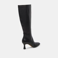 Dolce Vita GYRA WIDE CALF BOOTS BLACK LEATHER -Fashion Shoe Store DOLCEVITA BOOTS GYRA BLACKLEATHER 03 2125d1e2 ad66 4242 b1a9 3c0dcbe9e8e2