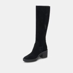 Dolce Vita HARRAH H2O BOOTS ONYX SUEDE -Fashion Shoe Store DOLCEVITA BOOTS HARRAHH2O BLACKSUEDEH2O 08