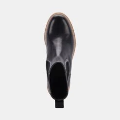 HAWK H2O BOOTIES BLACK LEATHER -Fashion Shoe Store DOLCEVITA BOOTS HAWKH2O BLACKLEATHERH2O 06