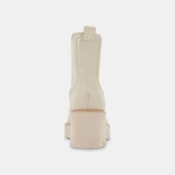 HAWK H20 WIDE BOOTIES IVORY LEATHER -Fashion Shoe Store DOLCEVITA BOOTS HAWKH2O IVORYLEATHERH2O 05