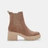 HAWK H2O BOOTIES MUSHROOM SUEDE -Fashion Shoe Store DOLCEVITA BOOTS HAWKH2O MUSHROOMSUEDEH2O 02 1