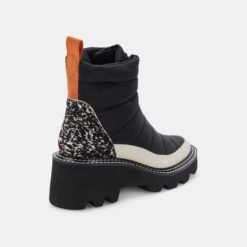 HELKI BOOTS BLACK MULTI NYLON -Fashion Shoe Store DOLCEVITA BOOTS HELKI BLACKMULTINYLON 03