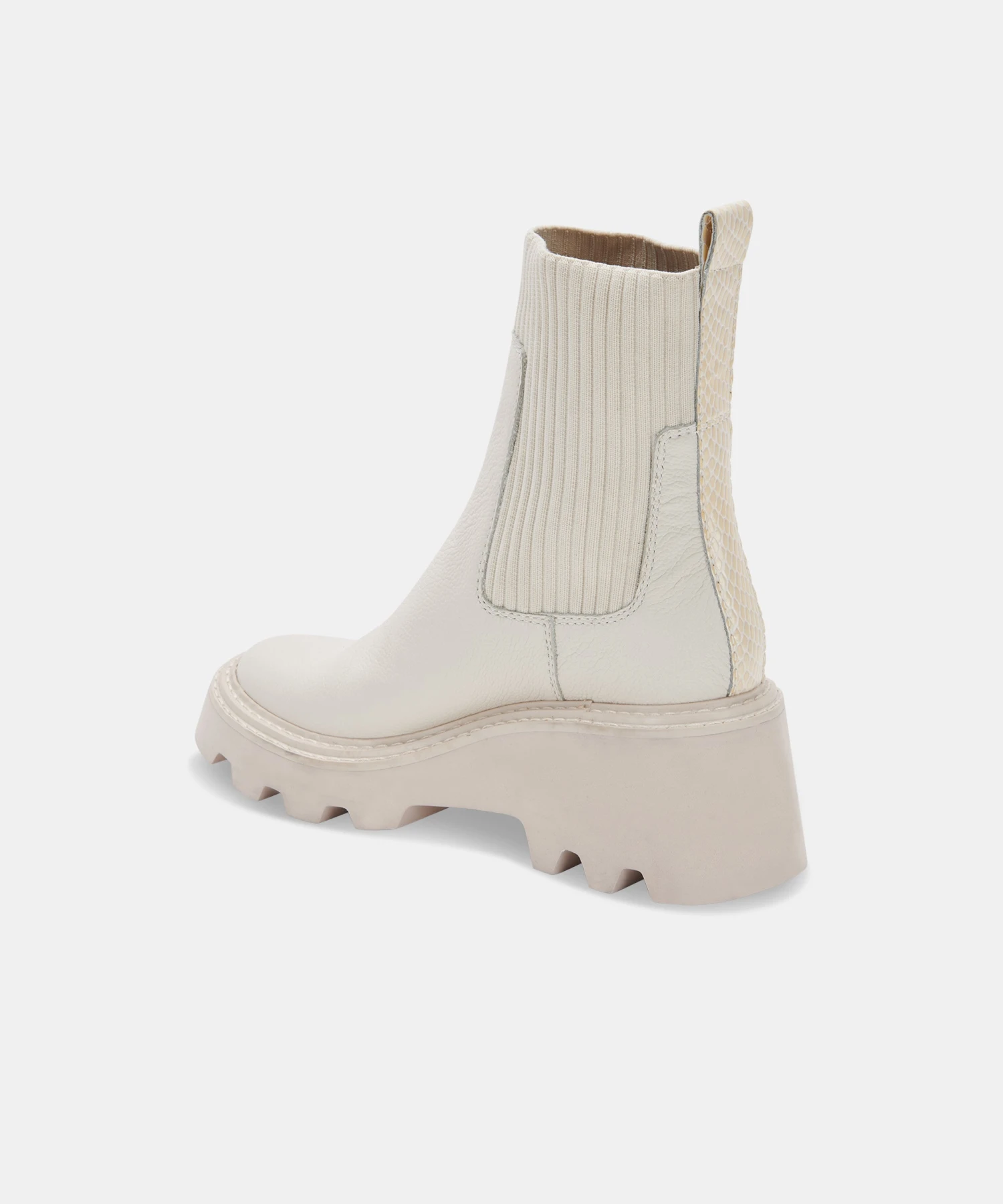 HOVEN BOOTS IVORY LEATHER 6 HOVEN BOOTS IVORY LEATHER - Image 4