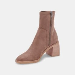 INDIGA BOOTIES TRUFFLE STELLA SUEDE -Fashion Shoe Store DOLCEVITA BOOTS INDIGA MUSHROOM 08