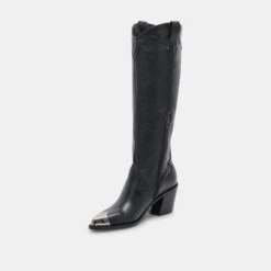 Dolce Vita KAMRYN BOOTS BLACK LEATHER 18 Dolce Vita KAMRYN BOOTS BLACK LEATHER -Fashion Shoe Store DOLCEVITA BOOTS KAMRYN BLACKLEATHER 08