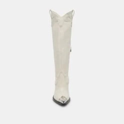 Dolce Vita KAMRYN BOOTS OFF WHITE LEATHER -Fashion Shoe Store DOLCEVITA BOOTS KAMRYN OFFWHITELEATHER 04