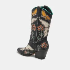 Dolce Vita LELOU BOOTS BLACK MULTI LEATHER -Fashion Shoe Store DOLCEVITA BOOTS LELOU BLACKMULTILEATHER 09