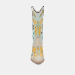 Dolce Vita LELOU BOOTS IVORY MULTI LEATHER -Fashion Shoe Store DOLCEVITA BOOTS LELOU IVORYMULTILEATHER 04