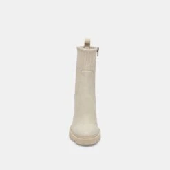 Dolce Vita MARNI H2O BOOTS IVORY LEATHER -Fashion Shoe Store DOLCEVITA BOOTS MARNIH2O IVORYLEATHERH2O 04