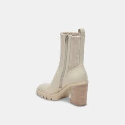 Dolce Vita MARNI H2O BOOTS IVORY LEATHER -Fashion Shoe Store DOLCEVITA BOOTS MARNIH2O IVORYLEATHERH2O 08