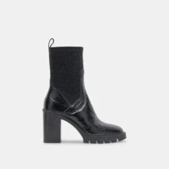 Dolce Vita MARNI H2O BOOTS MIDNIGHT CRINKLE PATENT