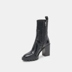 Dolce Vita MARNI H2O BOOTS MIDNIGHT CRINKLE PATENT -Fashion Shoe Store DOLCEVITA BOOTS MARNIH2O MIDNIGHTCRINKLEPATENTH2O 08