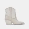 NASHE BOOTIES OFF WHITE PEARLS 2 NASHE BOOTIES OFF WHITE PEARLS -Fashion Shoe Store DOLCEVITA BOOTS NASHE OFFWHITEPEARLS 02