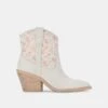NASHE BOOTIES PINK FLORAL NUBUCK -Fashion Shoe Store DOLCEVITA BOOTS NASHE PINKFLORALNUBUCK 02