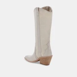NAVENE BOOTS IVORY NUBUCK 19 NAVENE BOOTS IVORY NUBUCK -Fashion Shoe Store DOLCEVITA BOOTS NAVENE IVORYNUBUCK 09