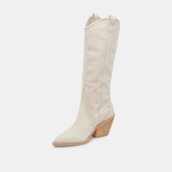 NAVENE BOOTS OFF WHITE PEARLS -Fashion Shoe Store DOLCEVITA BOOTS NAVENE OFFWHITEPEARLS 08
