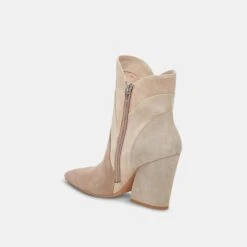 Dolce Vita NEENA BOOTIES TAUPE MULTI SUEDE -Fashion Shoe Store DOLCEVITA BOOTS NEENA TAUPEMULTISUEDE 09
