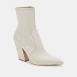 NELLO BOOTIES IVORY STELLA -Fashion Shoe Store DOLCEVITA BOOTS NELLO IVORYSTELLA 01