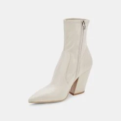 NELLO BOOTIES IVORY STELLA -Fashion Shoe Store DOLCEVITA BOOTS NELLO IVORYSTELLA 08