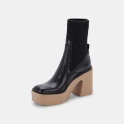 ODINA BOOTS BLACK LEATHER -Fashion Shoe Store DOLCEVITA BOOTS ODINA BLACKLEATHER 08 1