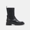 Dolce Vita RICH H2O BOOTS BLACK MULTI CRINKLE PATENT -Fashion Shoe Store DOLCEVITA BOOTS RICHH2O BLACKMULTIH2O 02