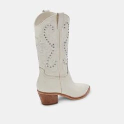 SULA BOOTS OFF WHITE LEATHER -Fashion Shoe Store DOLCEVITA BOOTS SULA OFFWHITELEATHER 03