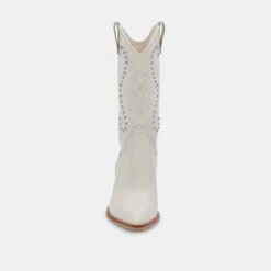 SULA BOOTS OFF WHITE LEATHER -Fashion Shoe Store DOLCEVITA BOOTS SULA OFFWHITELEATHER 04