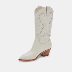 SULA BOOTS OFF WHITE LEATHER -Fashion Shoe Store DOLCEVITA BOOTS SULA OFFWHITELEATHER 08