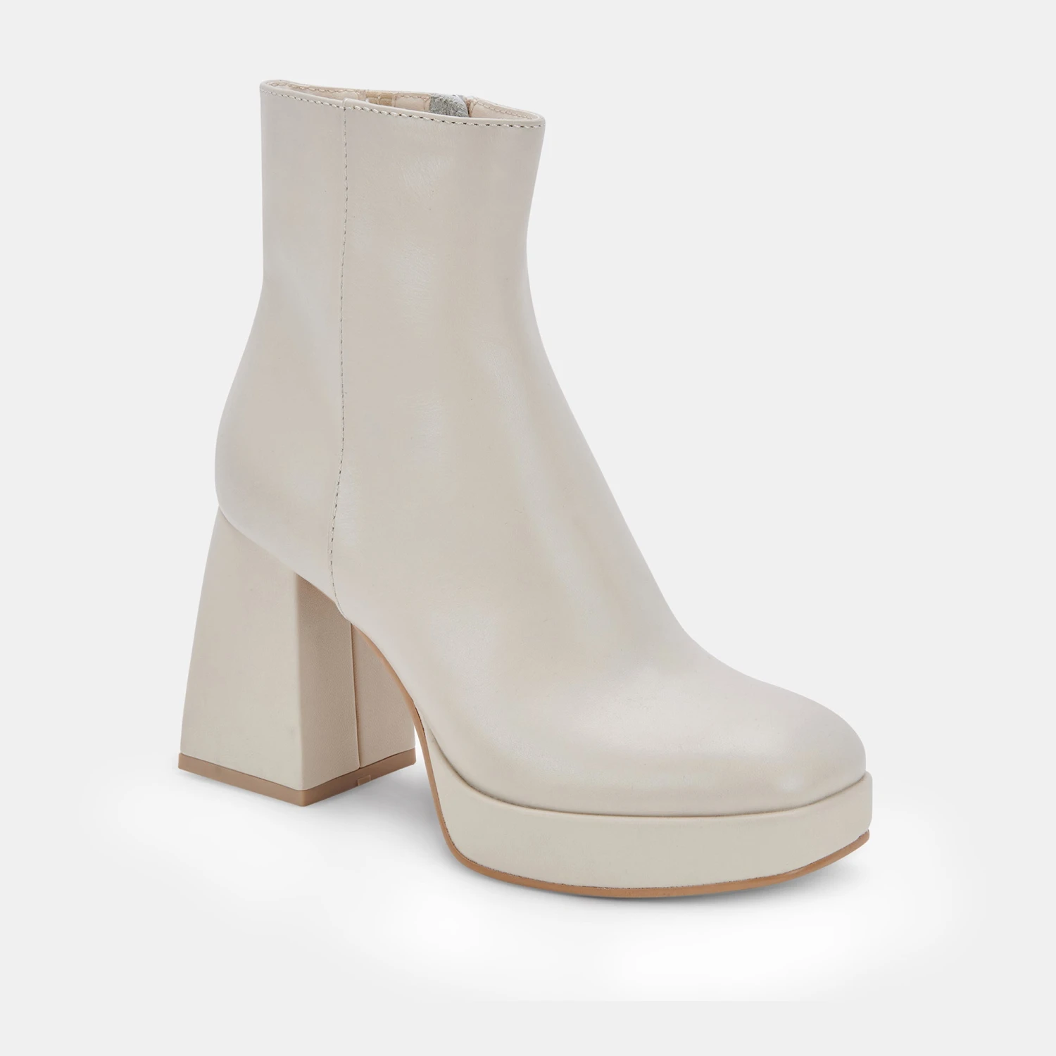 ULYSES BOOTS IVORY LEATHER 5 ULYSES BOOTS IVORY LEATHER - Image 3