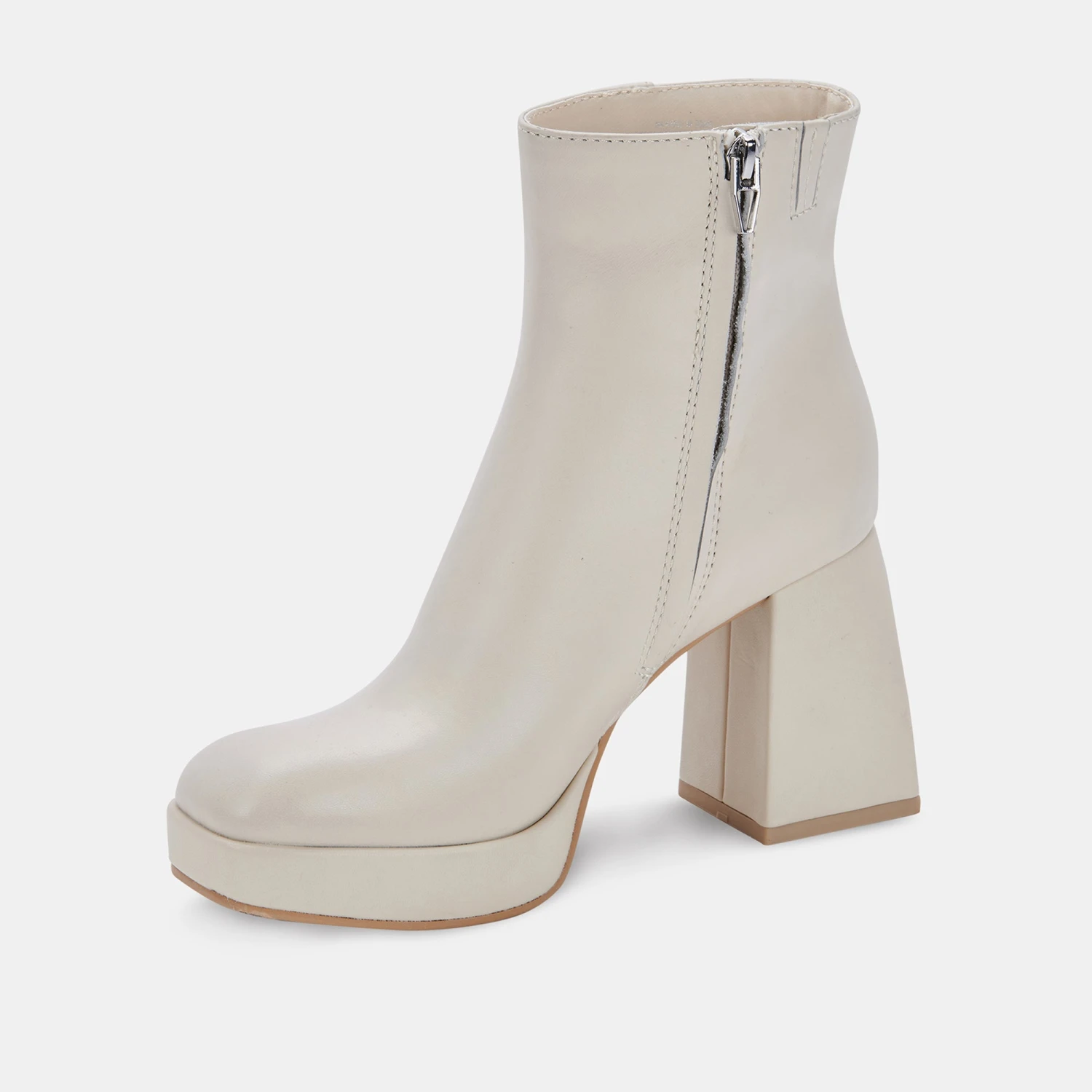 ULYSES BOOTS IVORY LEATHER 7 ULYSES BOOTS IVORY LEATHER - Image 5