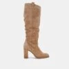 SARIE BOOTS TRUFFLE SUEDE