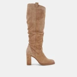 SARIE BOOTS TRUFFLE SUEDE