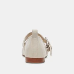 Dolce Vita ARORA BALLET FLATS IVORY CRINKLE PATENT 17 Dolce Vita ARORA BALLET FLATS IVORY CRINKLE PATENT -Fashion Shoe Store DOLCEVITA FLATS ARORA IVORYCRINKLEPATENT 05