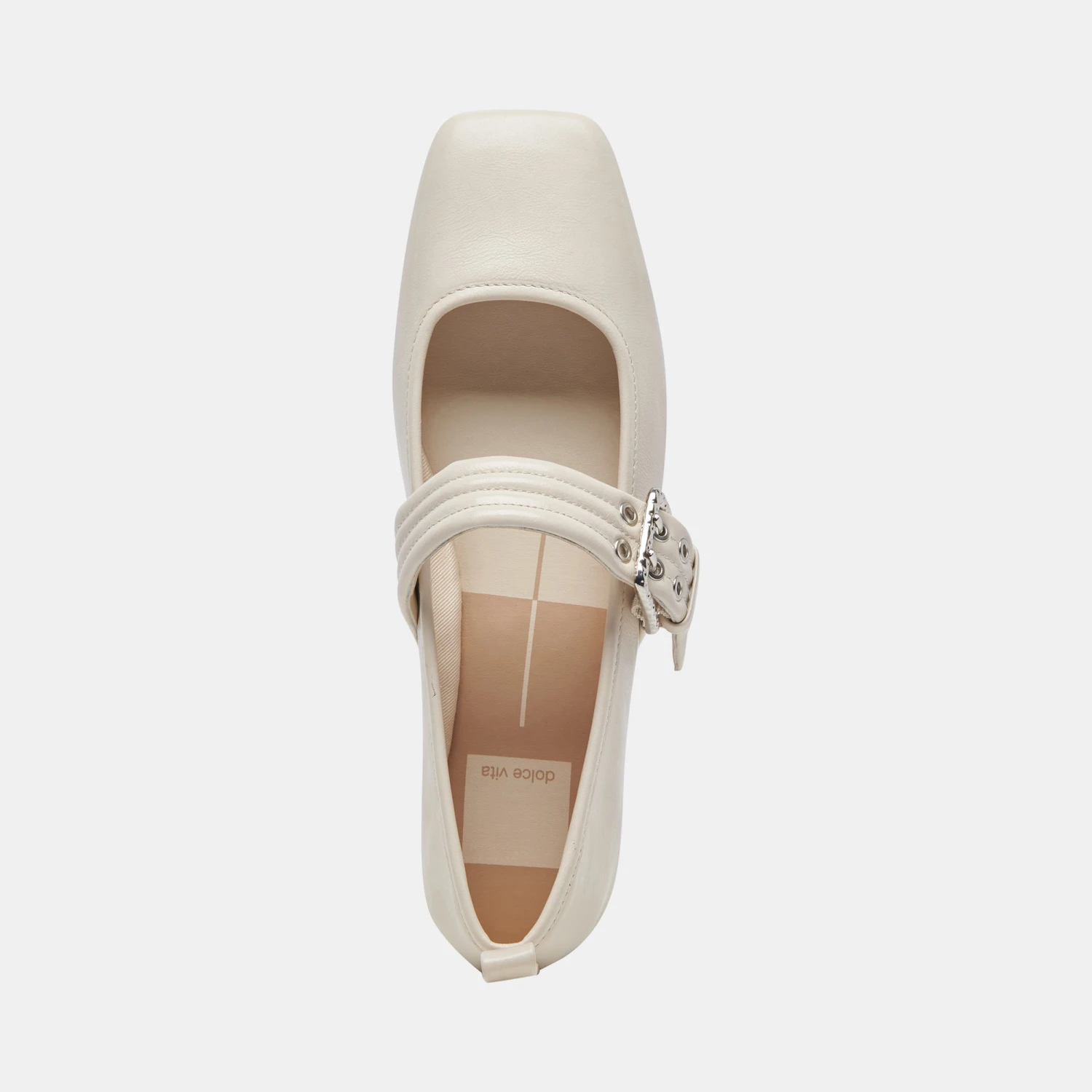 Dolce Vita ARORA BALLET FLATS IVORY CRINKLE PATENT 10 Dolce Vita ARORA BALLET FLATS IVORY CRINKLE PATENT - Image 8
