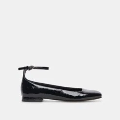 Dolce Vita ASHYA BALLET FLATS MIDNIGHT CRINKLE PATENT