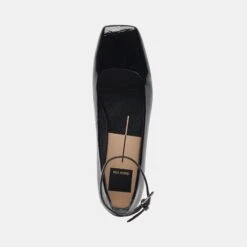 Dolce Vita ASHYA BALLET FLATS MIDNIGHT CRINKLE PATENT -Fashion Shoe Store DOLCEVITA FLATS ASHYA MIDNIGHTCRINKLEPATENT 06