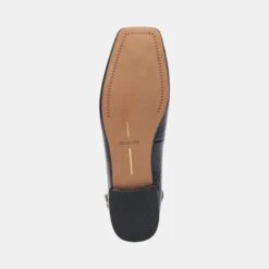 Dolce Vita ASHYA BALLET FLATS MIDNIGHT CRINKLE PATENT -Fashion Shoe Store DOLCEVITA FLATS ASHYA MIDNIGHTCRINKLEPATENT 07