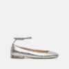 Dolce Vita ASHYA BALLET FLATS SILVER DISTRESSED LEATHER 2 Dolce Vita ASHYA BALLET FLATS SILVER DISTRESSED LEATHER -Fashion Shoe Store DOLCEVITA FLATS ASHYA SILVERDISTRESSEDLEATHER 02
