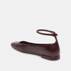 Dolce Vita ASHYA BALLET FLATS WINE CRINKLE PATENT -Fashion Shoe Store DOLCEVITA FLATS ASHYA WINECRINKLEPATENT 09