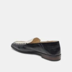 Dolce Vita BENY FLATS WHITE BLACK CRINKLE PATENT -Fashion Shoe Store DOLCEVITA FLATS BENY WHITEBLACKCRINKLEPATENT 09