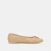 Dolce Vita CACY BALLET FLATS NATURAL RAFFIA -Fashion Shoe Store DOLCEVITA FLATS CACY NATURALRAFFIA 02