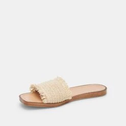Dolce Vita CANARY SANDALS LT NATURAL RAFFIA -Fashion Shoe Store DOLCEVITA FLATS CANARY LTNATURALRAFFIA 09