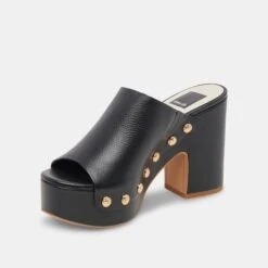 Dolce Vita EMOL HEELS BLACK LEATHER -Fashion Shoe Store DOLCEVITA FLATS EMOL BLACKLEATHER 08