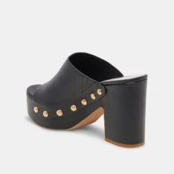 Dolce Vita EMOL HEELS BLACK LEATHER -Fashion Shoe Store DOLCEVITA FLATS EMOL BLACKLEATHER 09