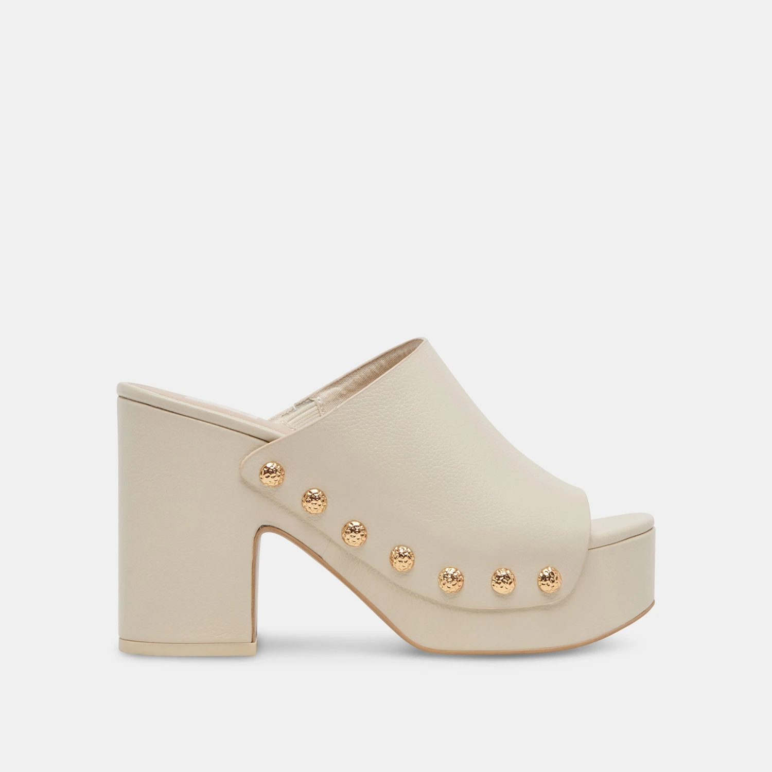 Dolce Vita EMOL HEELS OFF WHITE LEATHER 5 Dolce Vita EMOL HEELS OFF WHITE LEATHER - Image 3
