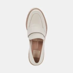 HALONA LOAFERS IVORY LEATHER -Fashion Shoe Store DOLCEVITA FLATS HALONA IVORYLEATHER 06