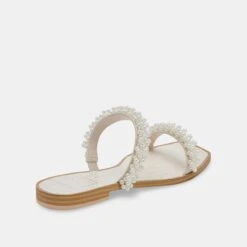 IVEE SANDALS VANILLA PEARLS -Fashion Shoe Store DOLCEVITA FLATS IVEE VANILLAPEARLS 03 f4df95d0 41b6 48cf b4b9 05c62694b141