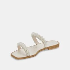 IVEE SANDALS VANILLA PEARLS -Fashion Shoe Store DOLCEVITA FLATS IVEE VANILLAPEARLS 08 55b0e347 f541 48d5 ba2a 09e6ee6f610e