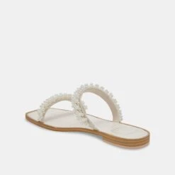 IVEE SANDALS VANILLA PEARLS -Fashion Shoe Store DOLCEVITA FLATS IVEE VANILLAPEARLS 09 fffaf3a8 addd 4bd0 ad2b 3d126a30e204
